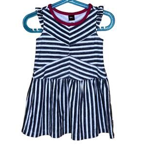 Tea Collection Sleeveless Striped Cotton Summer Dress 18-24M